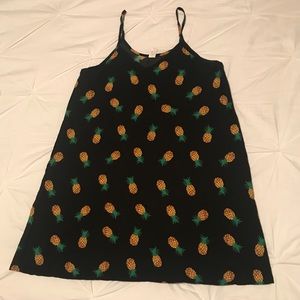 pineapple short sundress